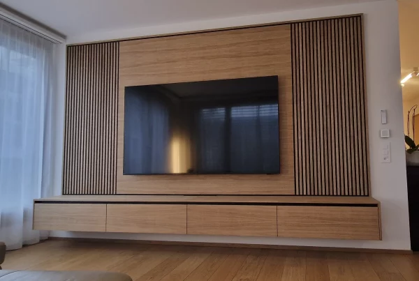 Paroi murale pour TV - No Limit Création Bois