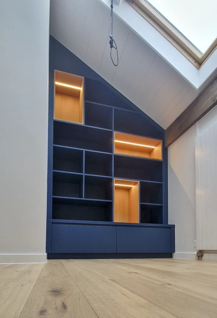 Roday-hall-d-entree-armoire-bibliotheque-Nolimit-creation-bois-18 Aménagement Hall d'entrée, armoire et bibliothèque - No Limit Creation Bois